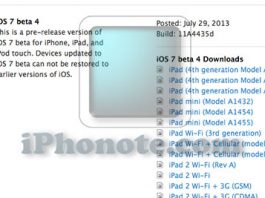 Apple : l’iOS 7 bêta 4 est disponible pour les développeurs