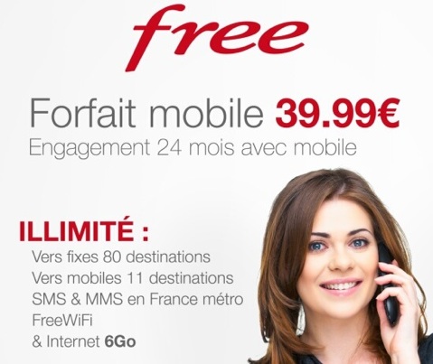 Nouveau forfait free