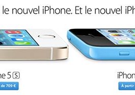 Apple augmente les prix de ses iPhone 5S/5C