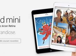 iPad mini Retina : Une sortie prévue le 21 novembre ?