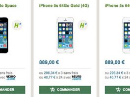B-and-You : Les iPhone 5S 64Go sont disponibles