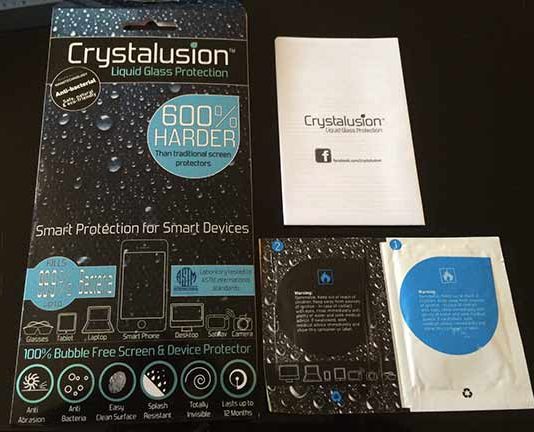 Crystalusion Liquid Glass Protection : Protégez vos écrans contre les bactéries et les traces de doigts