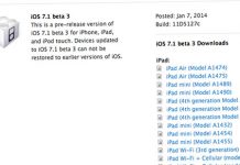 iOS 7.1 bêta 3 : Liste de toutes les nouveautés