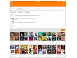 Google Play Music débarquerait bientôt en version iPad