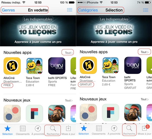 comparaison-iphone-5-iOS8-iPhone5S-iOS7