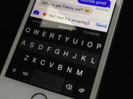 Le clavier Fleksy fonctionne sur iOS 8
