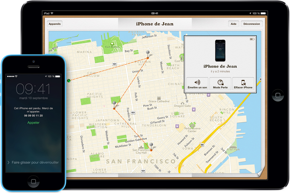 Localiser mon iPhone