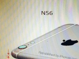 Fuite iPhone 6 : La lentille de la caméra arrière représentée sur un schéma