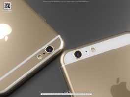 iPhone 6 : Deux versions différentes du châssis en rendu 3D