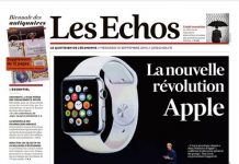 L’Apple Watch à la une des journaux !