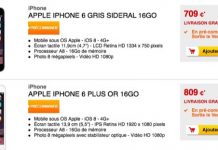 Darty propose aussi les précommandes des iPhone 6