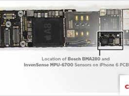 Deux accéléromètres dans les iPhone 6 en valent mieux qu’un !
