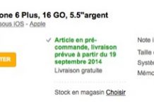 Fnac : Les précommandes d’iPhone 6 et iPhone 6 Plus commencent