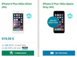 iPhone 6 et iPhone 6 Plus disponibles en commandes sur BandYou