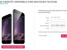 iPhone 6 et iPhone 6 Plus Bouygues : Les précommandes sont annoncées, et la boutique est prête !