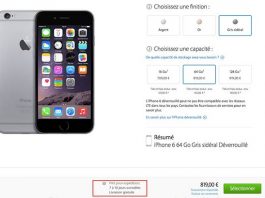 iPhone 6 : Rupture de stock sur la version iPhone 6 Gris sidéral 64Go, livraison 7 à 10 jours