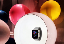 L’Apple Watch déjà visible dans la vitrine de Colette