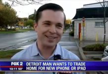 Un homme de Détroit est prêt à échanger sa maison contre iPhone 6