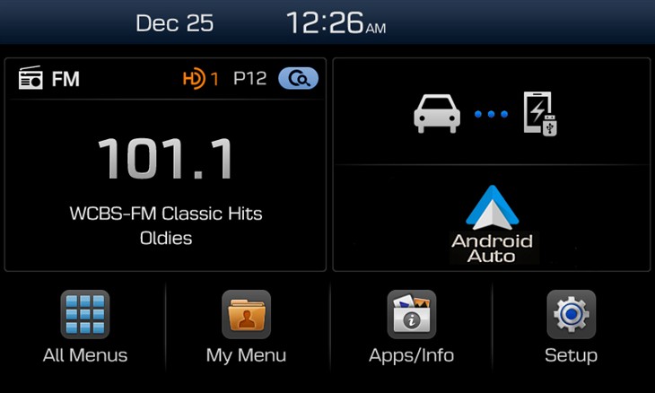 Android Auto integration on Hyundai's new Display Audio system