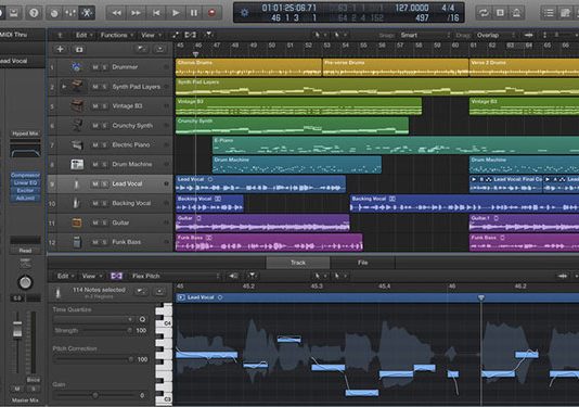 Logic Pro X mis à jour : De nombreuses nouveautés au programme