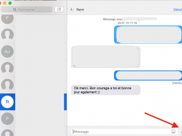 Envoyer des messages audio depuis Messages sur Mac