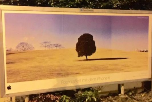 Apple affiche des clichés pris avec l’iPhone 6 sur des bâtiments à travers le monde
