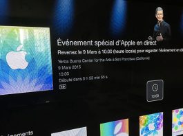 Keynote Apple Watch en live aussi sur l’Apple TV