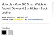 La Moto 360 baisse son prix pour parer à l’arrivée de l’Apple Watch