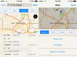 Apple prépare une nouvelle app Plans pour iOS 9 avec le métro, les trains et les bus
