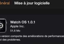 Watch OS 1.0.1 : Apple rend disponible la première mise à jour pour Apple Watch
