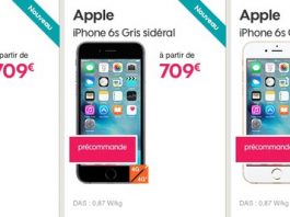 iPhone 6s / 6S Plus : Disponibles à la Fnac, Darty, Boulanger, Orange, Bouygues, SFR, Free, et Sosh