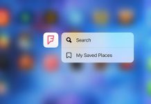 Foursquare prend maintenant en charge le 3D Touch des iPhone 6s