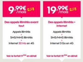 Sosh, la 4G est maintenant dans tous les forfaits. Dès 4.99€/mois !