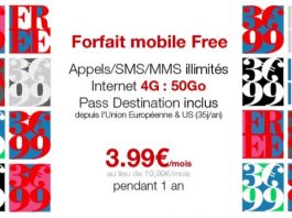 Dernier jour pour le Forfait Free Mobile à 3,99€ au lieu de 19,99€