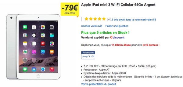 bon-plan-ipad-mini-3-a-15-chez-cdiscount
