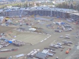 Apple : Les travaux du Campus 2 avancent plutôt bien !