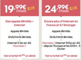 Sosh lance ses nouveaux forfaits jusqu’à 10Go de data !