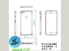 iPhone 7 : les dimensions devraient être identiques d’après de nouveaux schémas