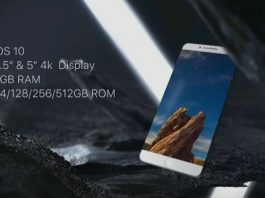 Nouveau concept iPhone 7 avec écran 4K à bords tactiles