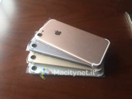 iPhone 7 : une nouvelle photo du châssis avec les 4 déclinaisons de couleur