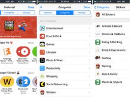 iOS 10 : Apple ajoute des catégories pour les extensions d’iMessage