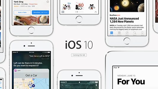 iOS 10 version finale : tous les liens de téléchargement + tvOS 10