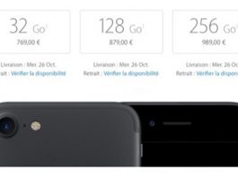 Apple livre maintenant l’iPhone 7 en moins d’une semaine