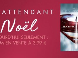 En attendant Noël : Man of Steel est à seulement 3,99€ en HD !