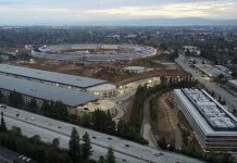 Un nouvel survol de l'Apple Park avant son inauguration