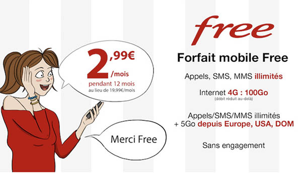 plan-free-forfait-illimite-100go-roaming-a-299emois-pendant-an Offre Free mobile sur Vente-Privée