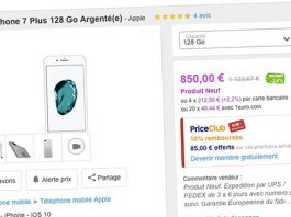 Bon Plan Priceminister : iPhone 7 Plus 128Go à 810€ et iPhone 7 128Go à 720€ + bons d’achat