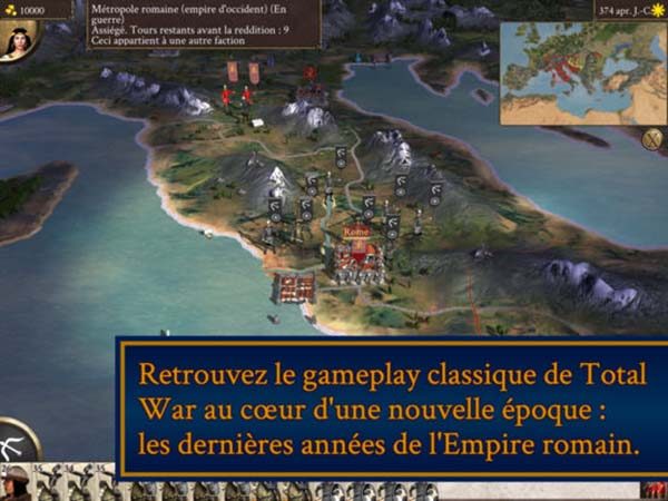 ROME: Total War - Barbarian Invasion débarque aujourd'hui sur iPad !