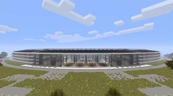 Apple Park : une version Minecraft du nouveau Campus Apple à découvrir en vidéo