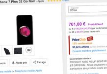Bons Plans Priceminister : iPhone 7 32/256Go, Drone DJI Phantom 4 Caméra 4K, Parrot Bebop 2